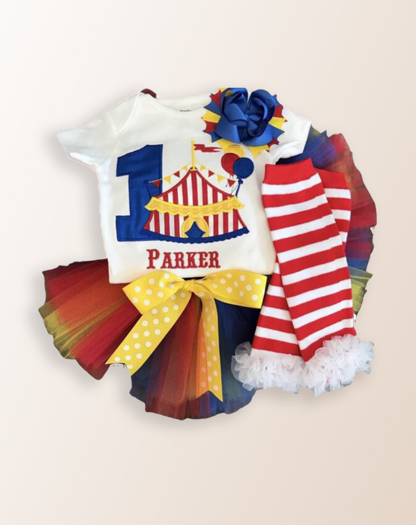 Circus Birthday Outfit baby, toddler, kids - Pretty's Bowtique