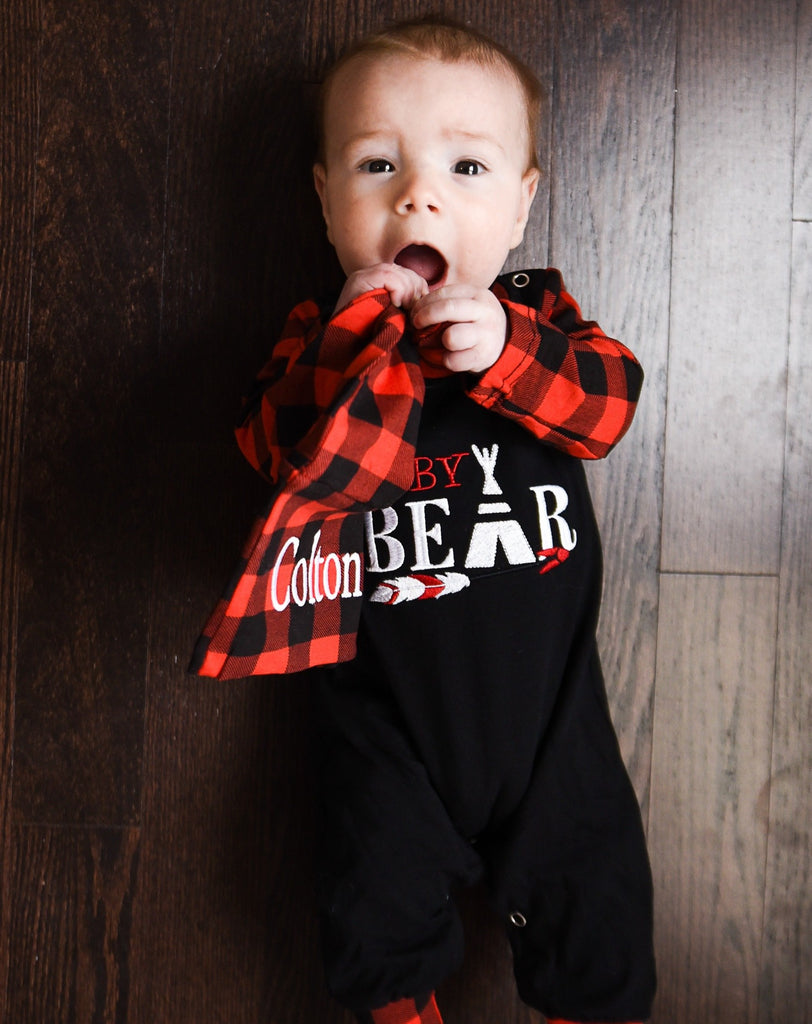 Baby Boy Coming Home Outfit - Baby Bear - Pretty's Bowtique