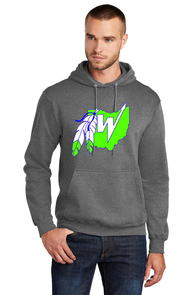 Youth thru Adult Warriors Hoodie (you pick garment color and logo) - Pretty's Bowtique