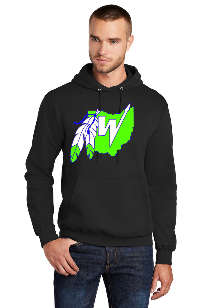 Youth thru Adult Warriors Hoodie (you pick garment color and logo) - Pretty's Bowtique