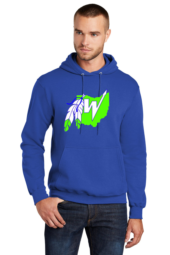 Youth thru Adult Warriors Hoodie (you pick garment color and logo) - Pretty's Bowtique