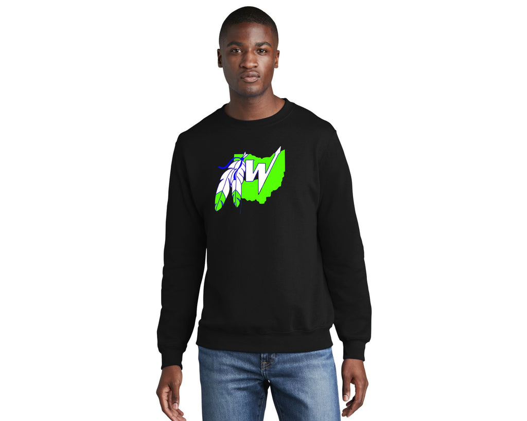 Crew Neck Sweatshirt Youth thru Adult (you pick garment color and logo) - Pretty's Bowtique
