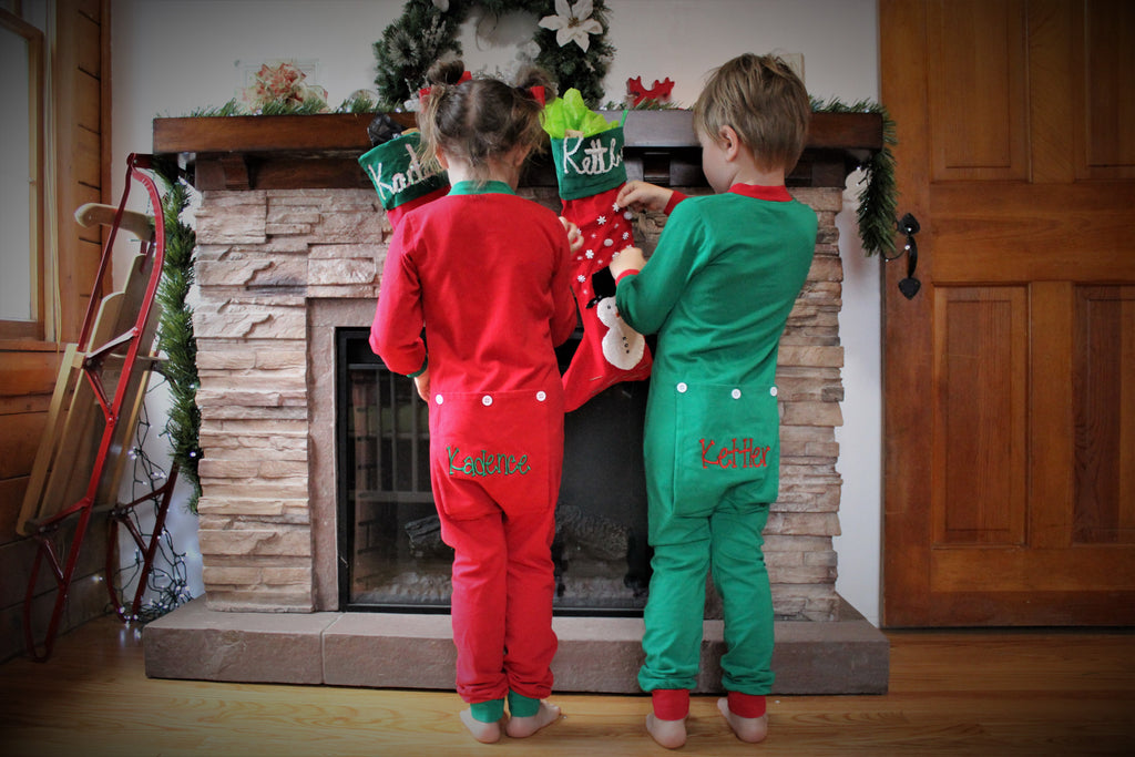 Lil' Long Johns Pajamas: Christmas Pajamas - Pretty's Bowtique