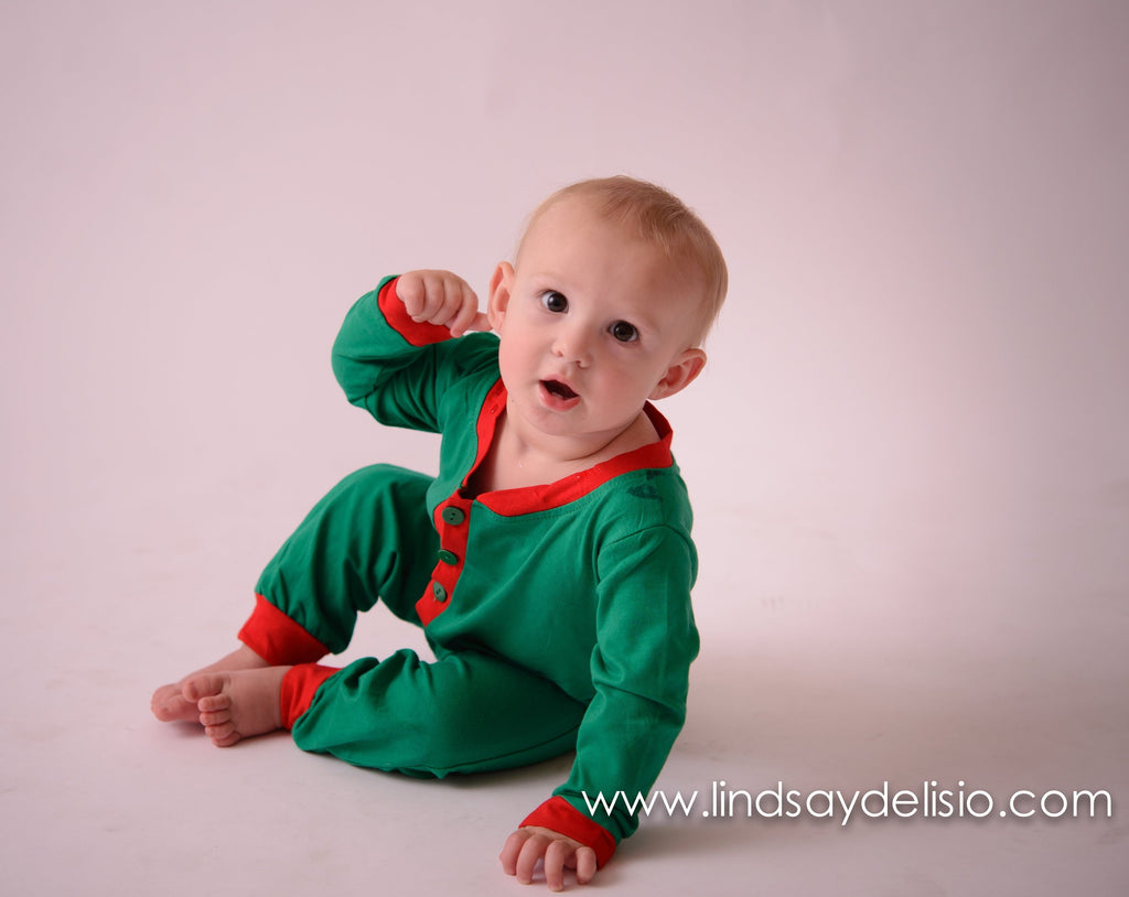 Lil' Long Johns Pajamas: Christmas Pajamas - Pretty's Bowtique