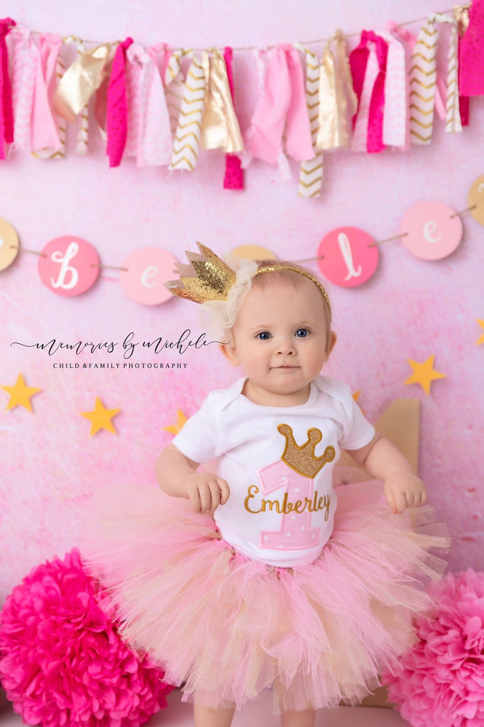 First Birthday Shirt - Princess Birthday Shirt - Pretty's Bowtique