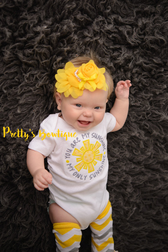 You are my sunshine my only sunshine baby one-piece -- Baby shower you are my sunshine-- Unisex baby outfit -- Twins outfit - Pretty's Bowtique