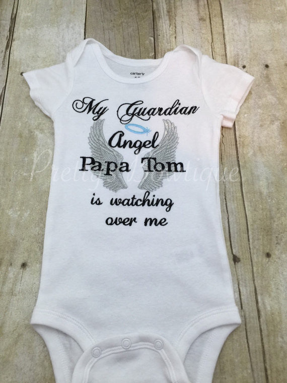 Memory shirt Guardian Angel Pick any colors - Pretty's Bowtique