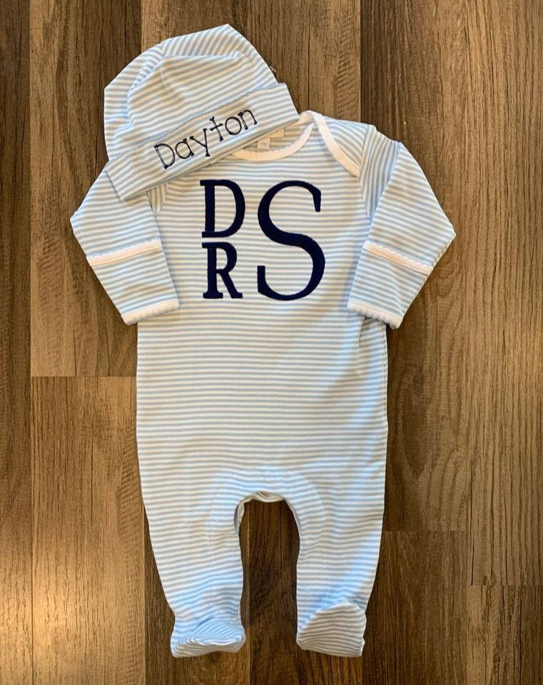Baby boy coming home outfit - Pretty's Bowtique