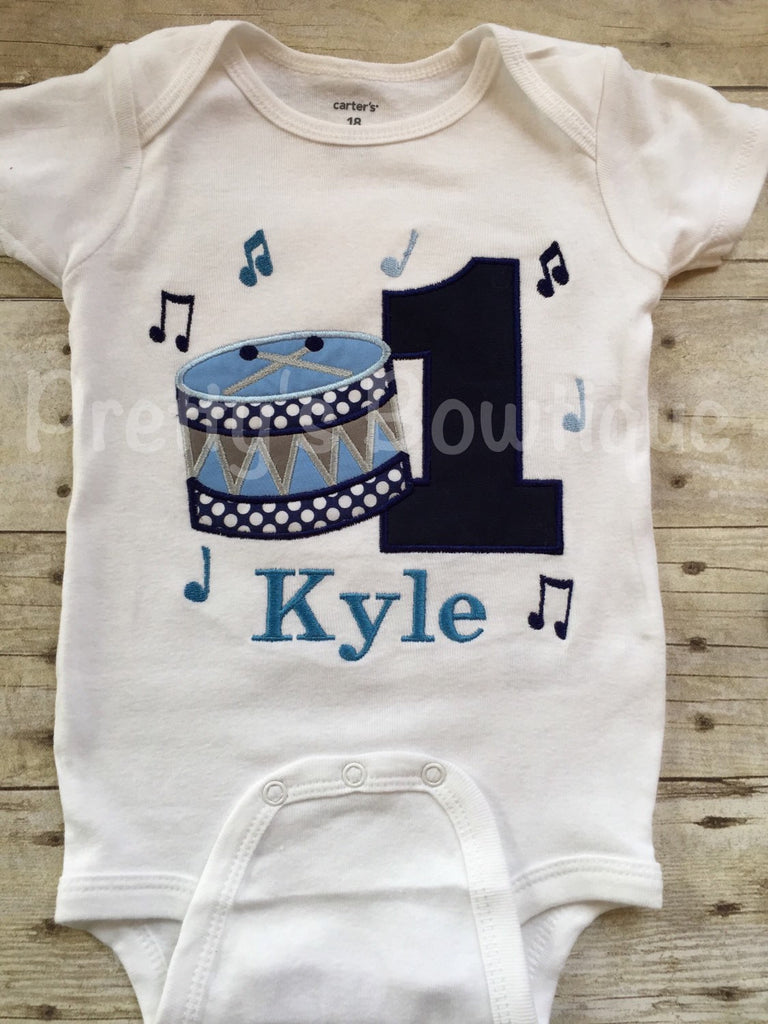 Music Birthday Shirt any age or colors - Pretty's Bowtique