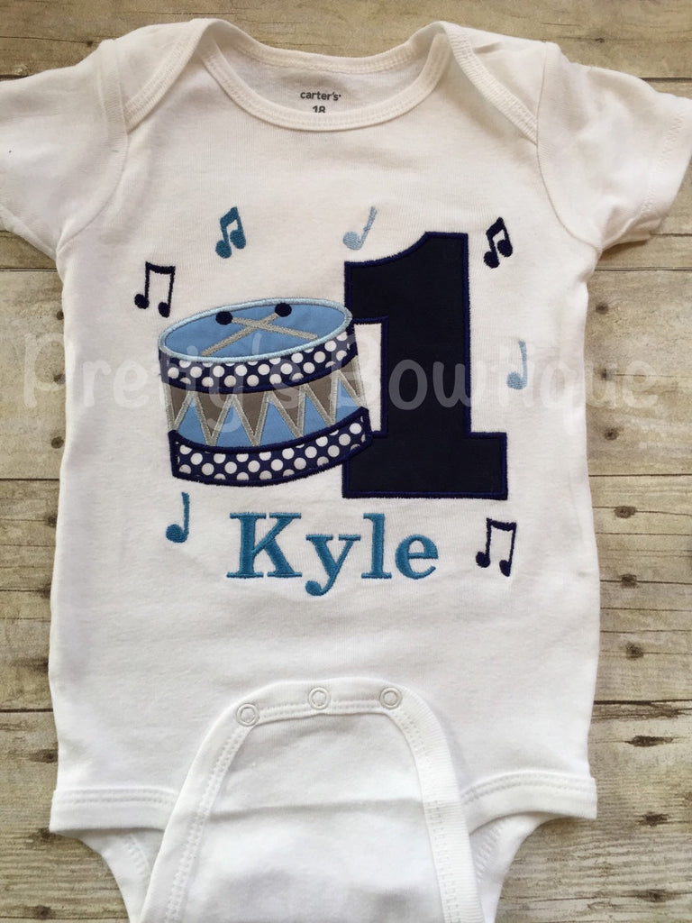 Music Birthday Shirt any age or colors - Pretty's Bowtique