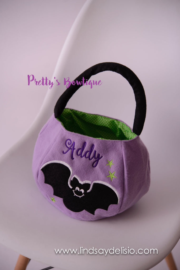 Halloween Bucket Personalized with Name – 4 Styles Available - Pretty's Bowtique