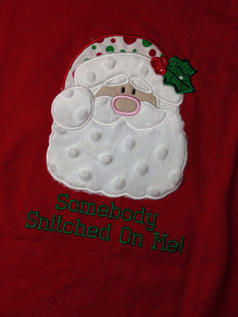 Santa Christmas shirt or bodysuit for babies, toddler, and children. - Pretty's Bowtique
