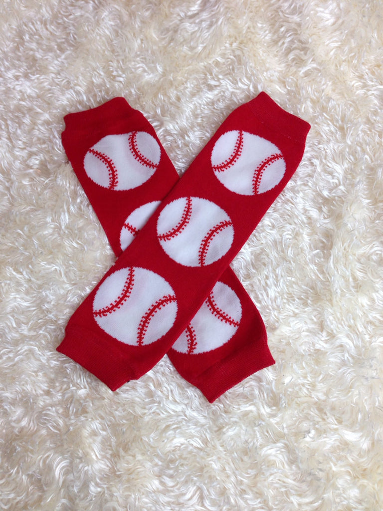 Baseball Leg Warmers-Baby leg warmers/Photo Prop unisex - Pretty's Bowtique