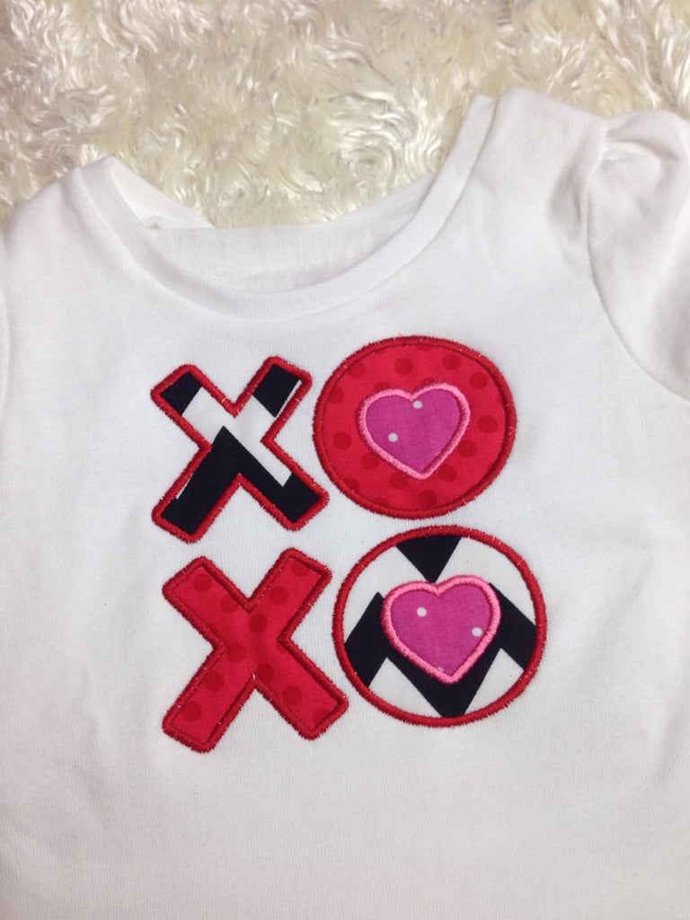 XOXO VALENTINE shirt or bodysuit personalize no charge - Pretty's Bowtique