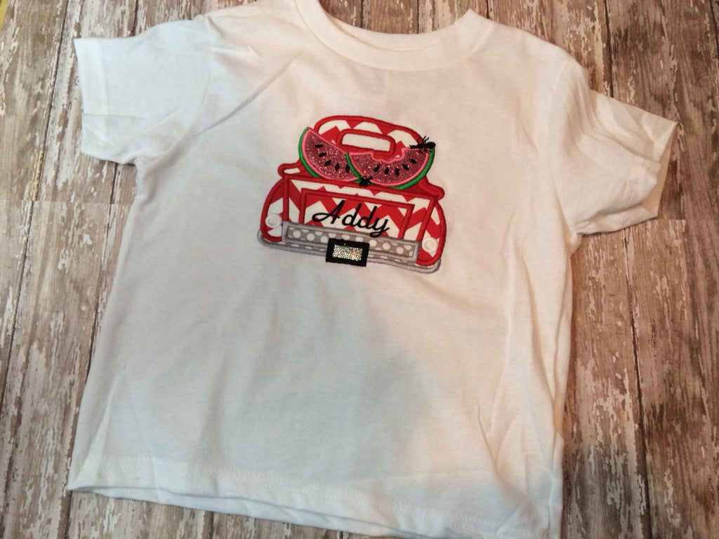 Watermelon Summer shirt or bodysuit adorable  summer shirt - Pretty's Bowtique
