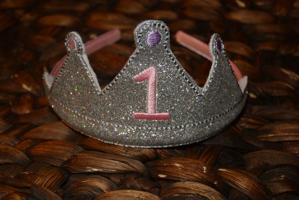 Birthday Crown any age - Pretty's Bowtique
