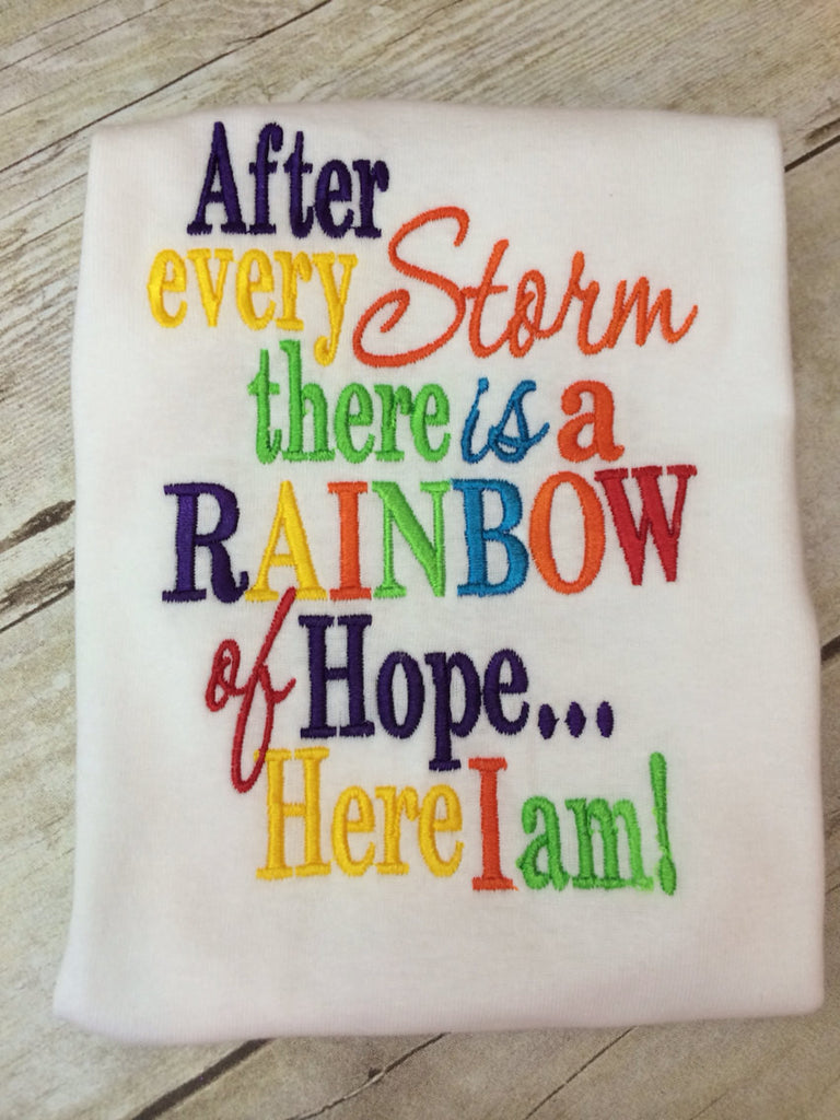 Rainbow Baby Shirt - Pretty's Bowtique