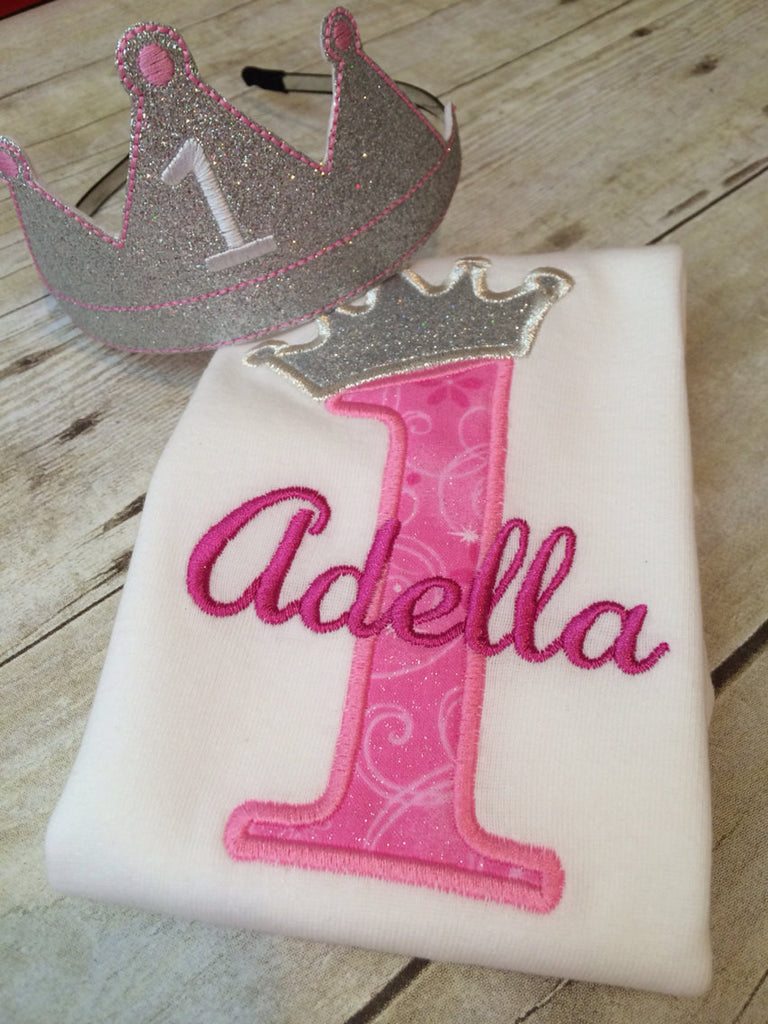 Princess Birthday T-Shirt or Bodysuit--Baby Girl First Birthday Shirt--Frozen Birthday Shirt-- Princess Birthday--Any age--Princess Sofia- - Pretty's Bowtique