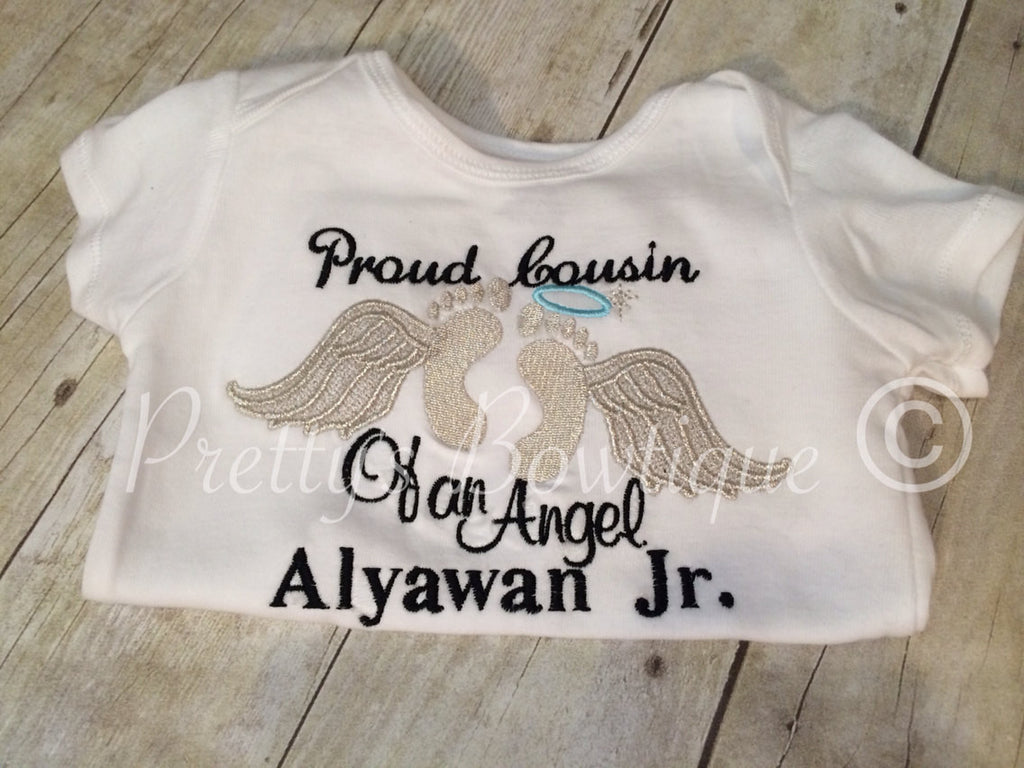 Memory shirt Angel baby In memory of an angel baby.  Pick any colors - Pretty's Bowtique