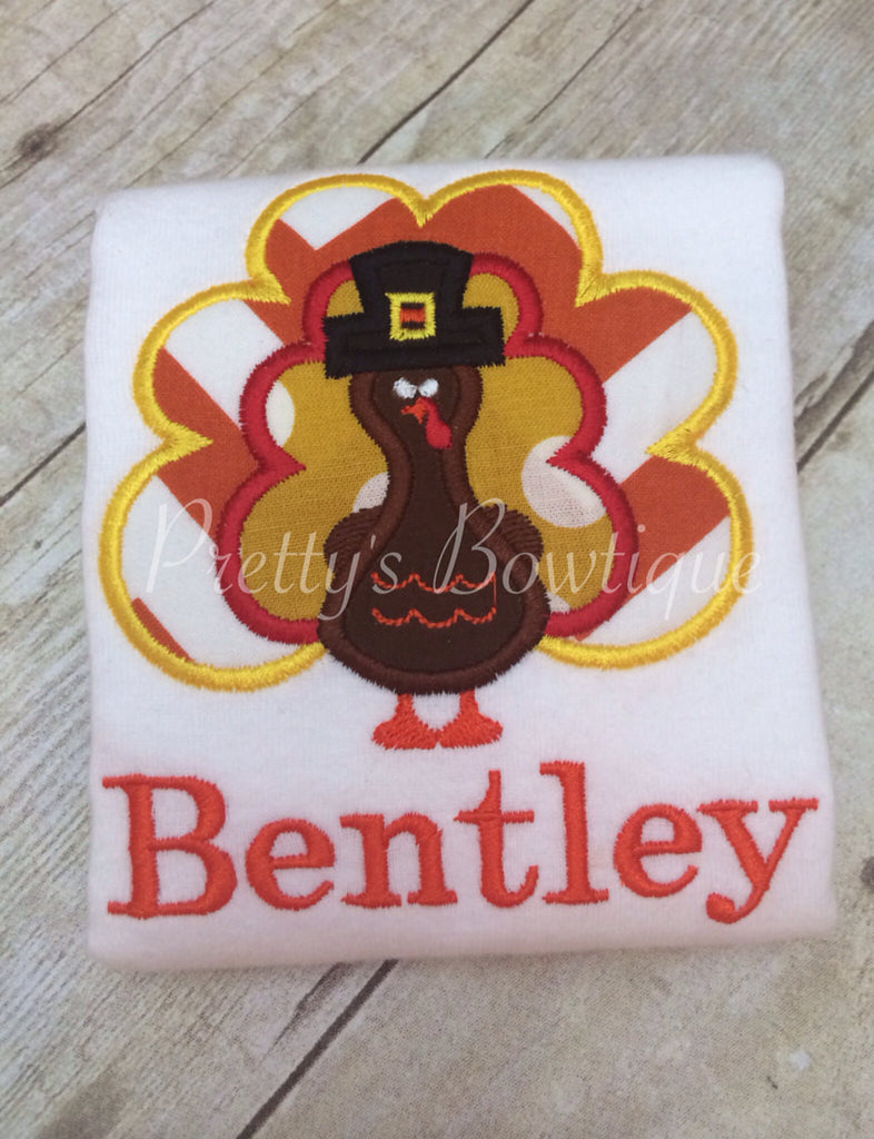 Thanksgiving shirt babies , toddler, and children. BOY TURKEY - Pretty's Bowtique