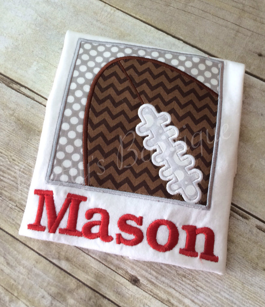Football shirt for babies, toddler, and children.  You pick team colors - Pretty's Bowtique
