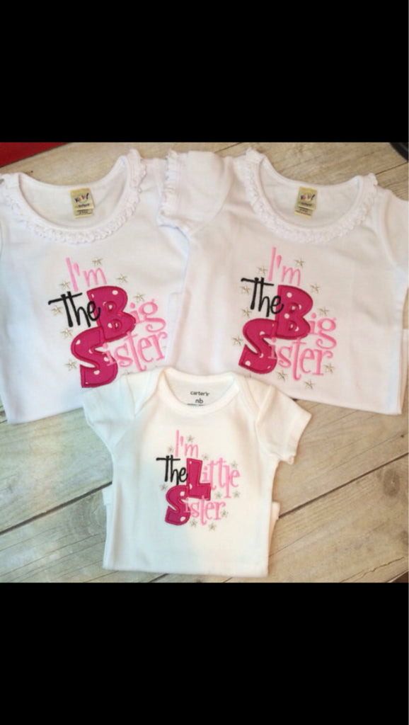 I'm THE little SISTER shirt or body suit - Pretty's Bowtique