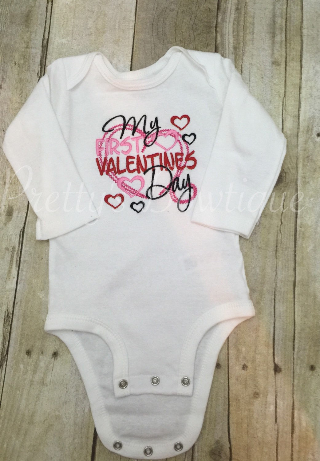 Baby girl My first Valentine's Day bodysuit or shirt Valentine's Shirt st Valentine's Day
