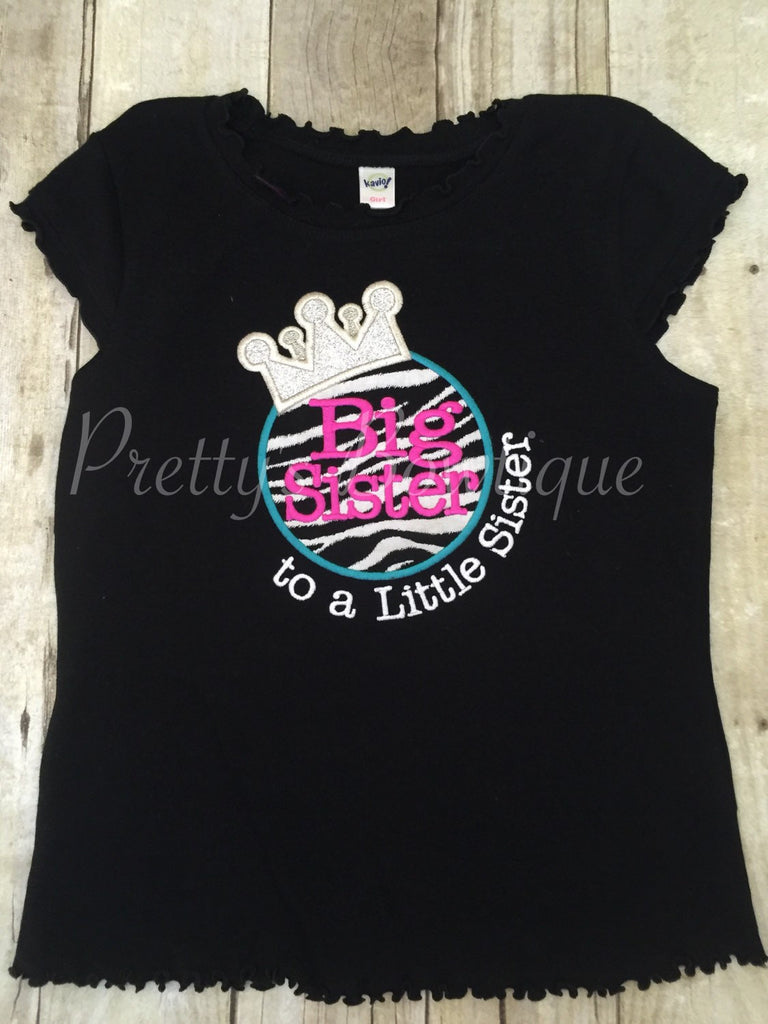 Big sister to a little sister shirt or body suit - Pretty's Bowtique