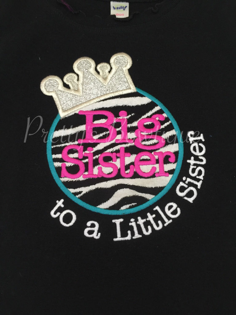 Big sister to a little sister shirt or body suit - Pretty's Bowtique
