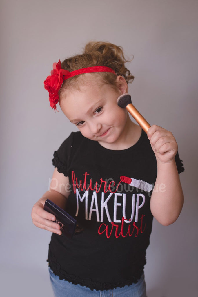 Future make up artist girls t shirt or bodysuit - Pretty's Bowtique