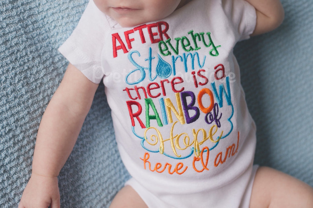 After every storm there is a rainbow of hope... Here i am! Bodysuit or shirt - Pretty's Bowtique