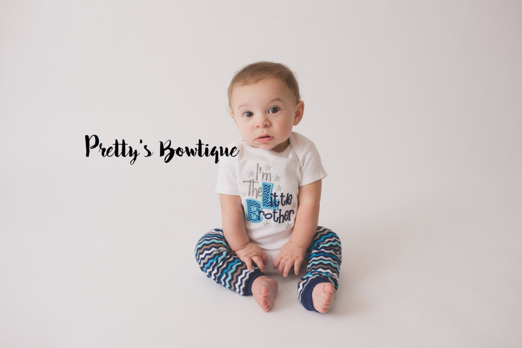 Little Brother shirt -- I'm the little brother shirt or bodysuit -- Little Brother Shirt --I'm THE little Brother shirt or body suit - Pretty's Bowtique