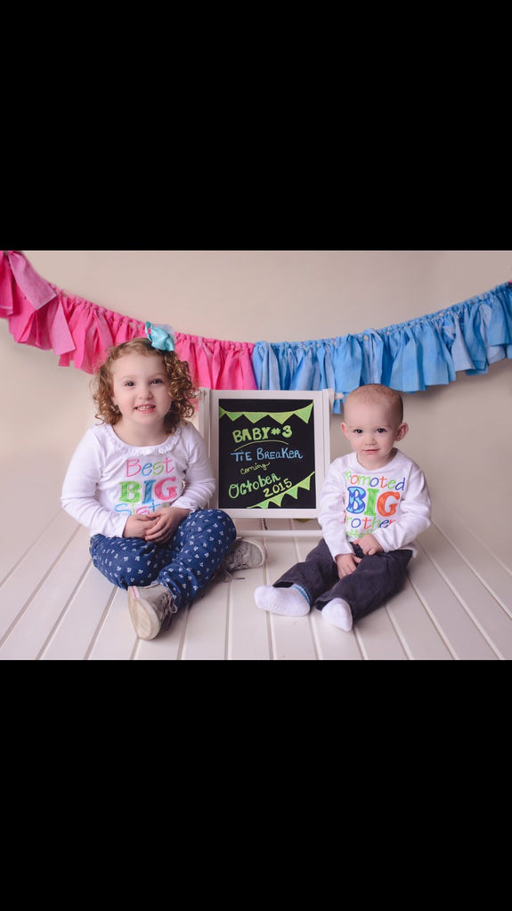 Promoted to big brother Shirt. Pregnancy announcement shirt or body suit can personalize - Pretty's Bowtique