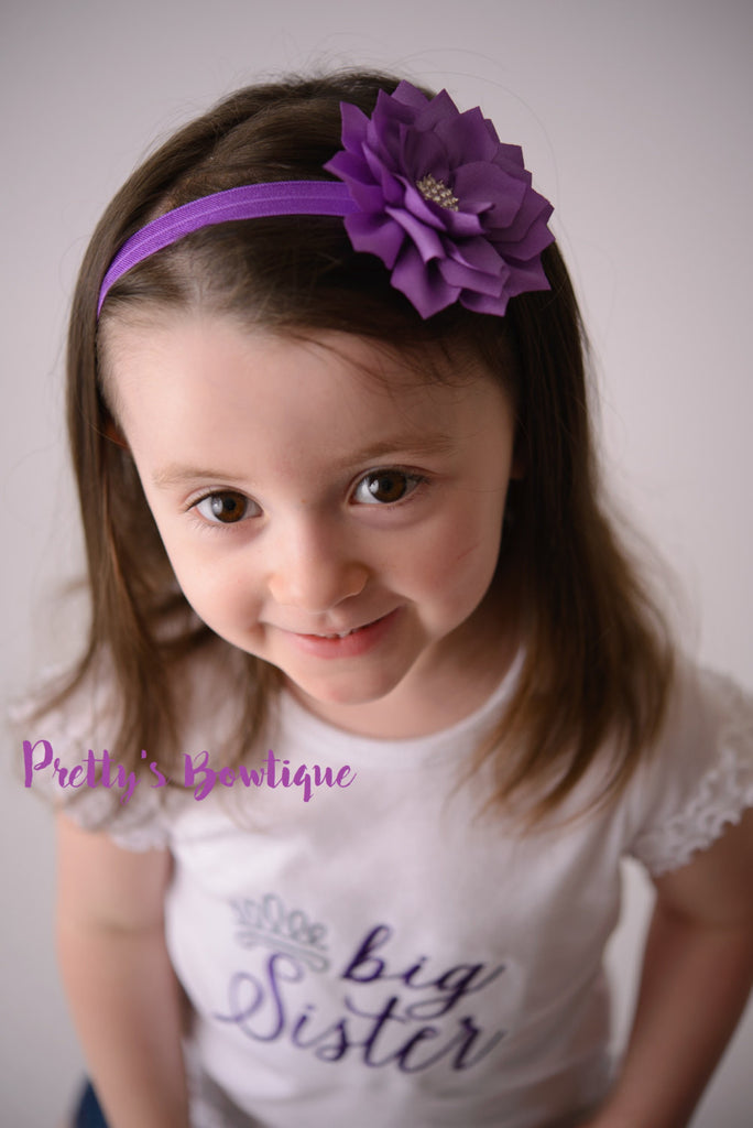 Big Sister Princess--Big Sister Shirt-- Personalized Shirt-- Sibling Sister Shirt Pregnancy Announcement Shirt-- Baby Announcement Shirt-- - Pretty's Bowtique