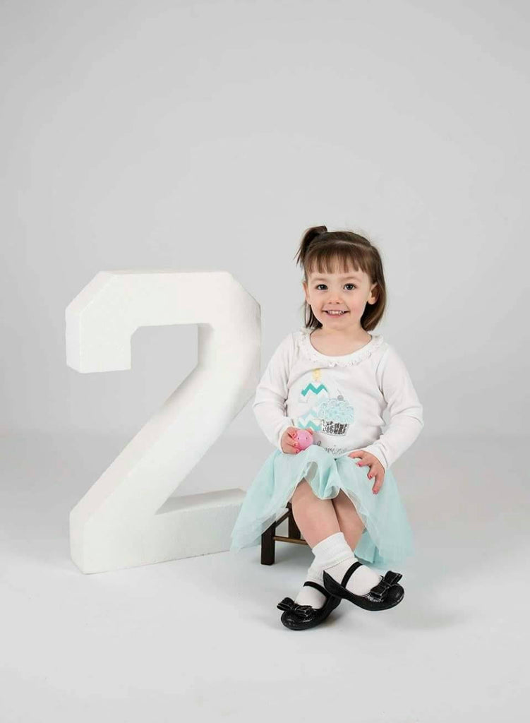Girls cupcake birthday shirt or bodysuit  -- Shabby Chic Cupcake birthday shirt any age -- Girls 1st Birthday shirt - Pretty's Bowtique